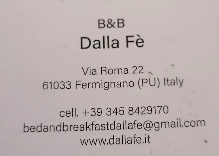 Dalla Fe Bed & Breakfast 3*